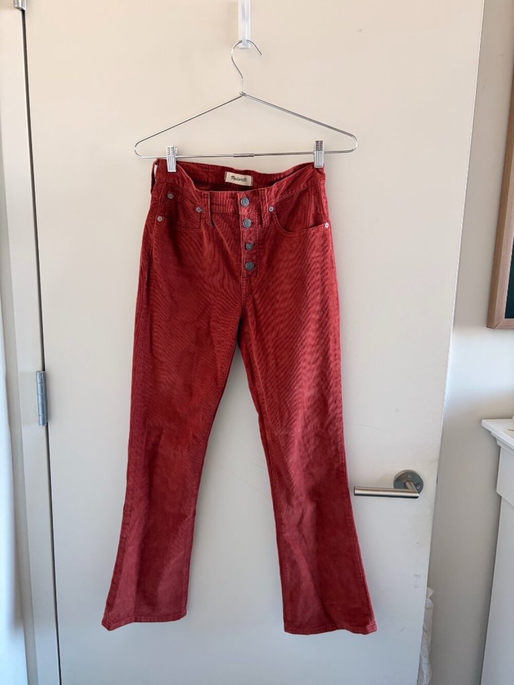 Madewell Tall Cali Demi-Boot Corduroy Jeans 25